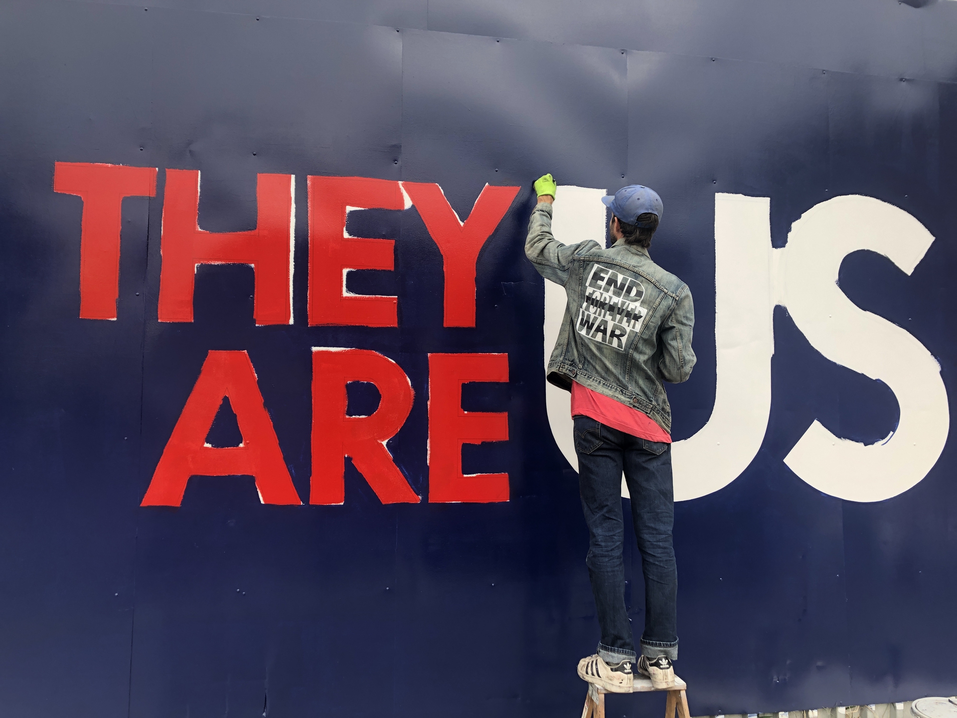 Billboard Mural in the Brooklyn Navy Yard