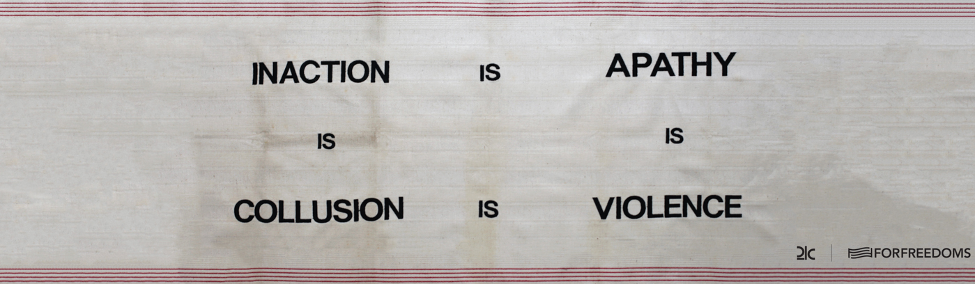 Zoe Buckman x 21c, Inaction is Apathy