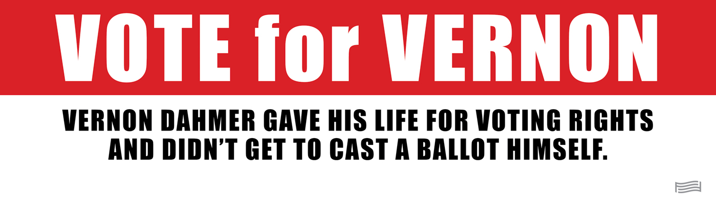 Jessica Ingram, Vote for Vernon Dahmer, 2018