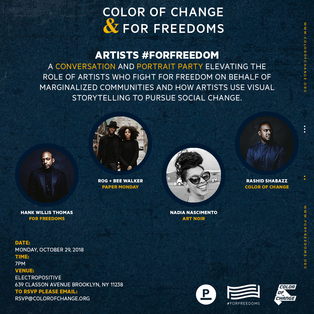 Artists #ForFreedoms