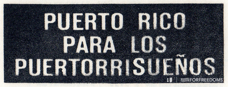 Esteban Valdés, Puerto Rico Para Los Puertorrisueños